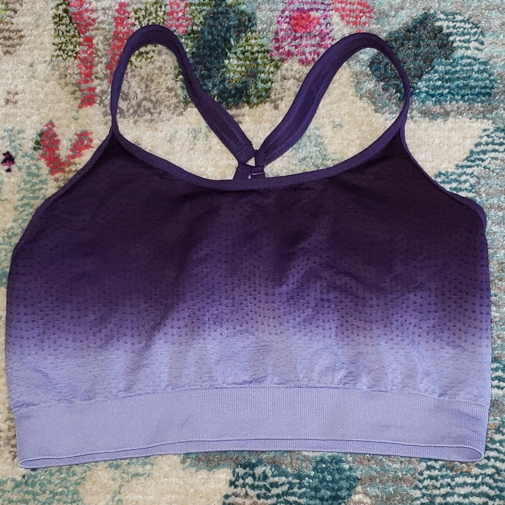 Purple Ombre Sports Bra